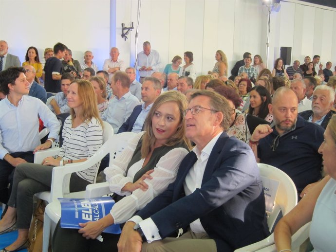Feijóo presenta a Muñoz como candidata del PP en Vigo                    