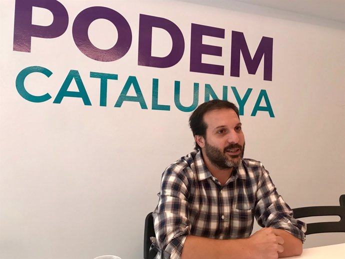 El candidato a liderar Podem Catalunya Jaume Durall