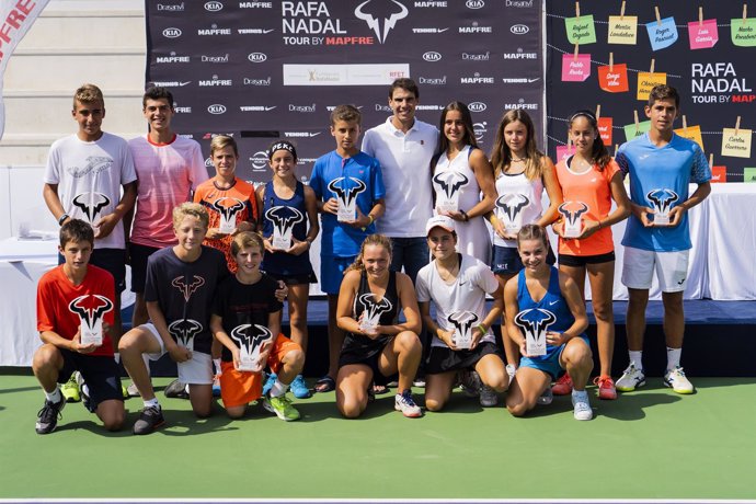 Rafa Nadal en 'Rafa Nadal Tour by Mapfre'