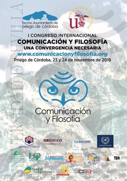 Cartel del I Congreso Internacional de Comunicación y Filosofía