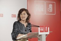 Calvo dice que harán transformaciones "importantes" del país pero siempre "respetando las reglas del juego democrático"