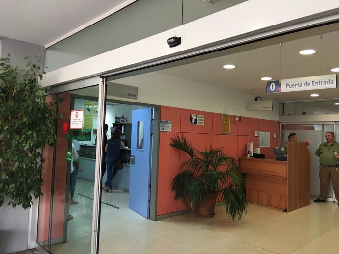Puerto de urgencias del Hospital Clinico Virgen de la Victoria Málaga sanidad 