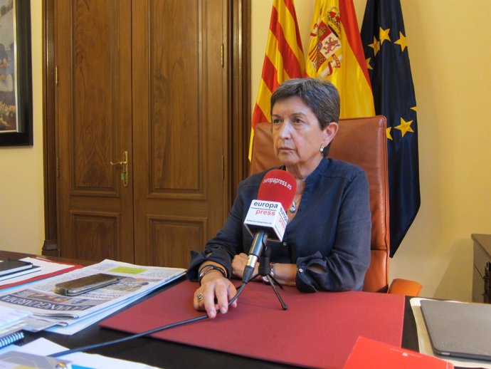 La delegada del Gobierno en Catalunya, Teresa Cunillera.                       