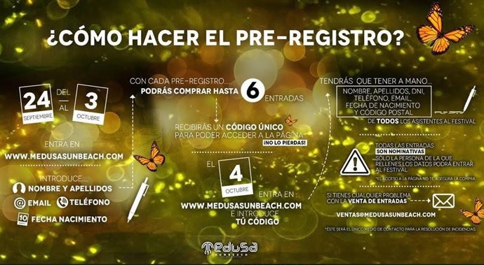 Medusa abre la preinscripción para adquirir los abonos