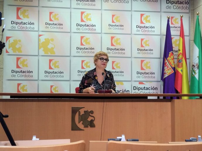 La delegada de Cultura en la Diputación de Córdoba, Marisa Ruz