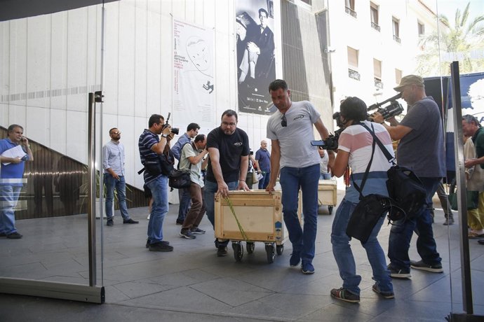 Llegada del archivo histórico del legado de Lorca