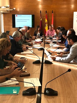  Comisión De Infraestructuras Ayuntamiento Murcia Con Rebeca Pérez Al Frente
