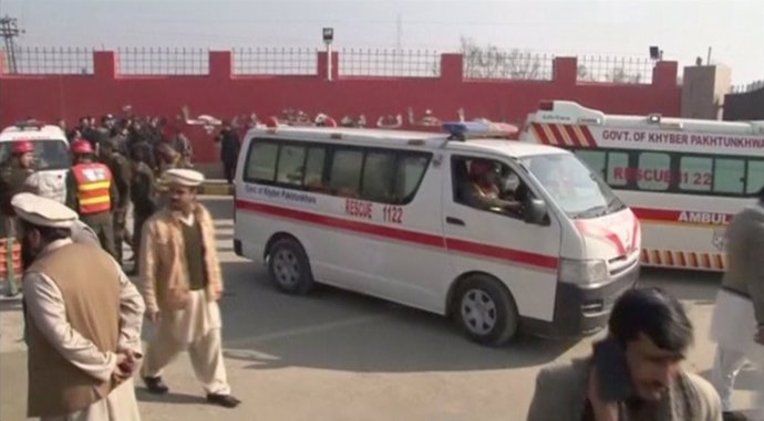 Ambulancia en Pakistán