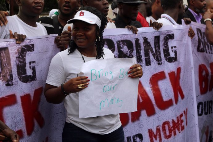 Manifestantes en Liberia por la desaparición de fondos del Banco Central