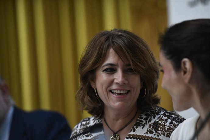 La ministra de Justicia, Dolores Delgado, interviene en el desayuno informativo 