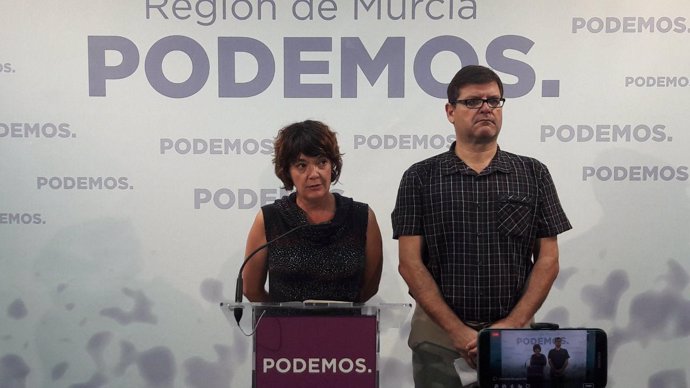 María Giménez y Andrés Pacheco de Podemos