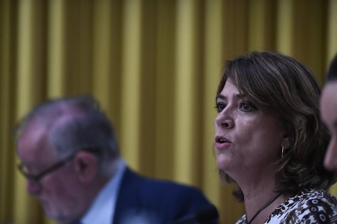 La ministra de Justicia, Dolores Delgado, interviene en el desayuno informativo 