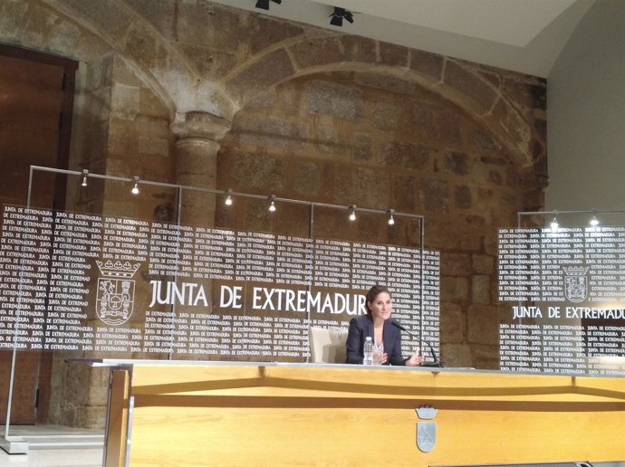 Portavoz de la Junta de Extremadura, Isabel Gil Rosiña