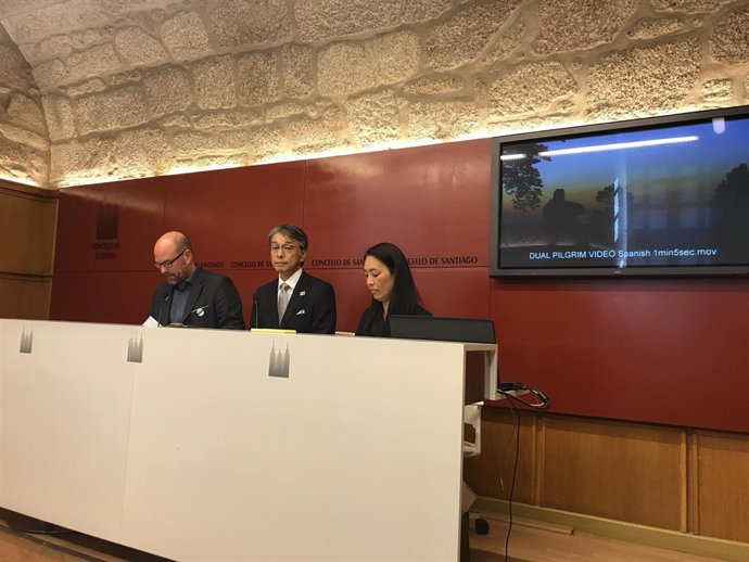 El alcalde de Tanabe (Japón) visita el Ayuntamiento de Santiago