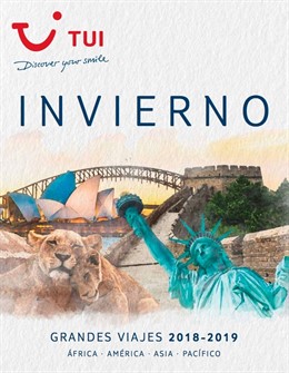 Catalogo de grandes viajes para la temporada de invierno de TUI