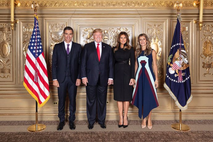 Trump recibe a Sánchez en la Casa Blanca 