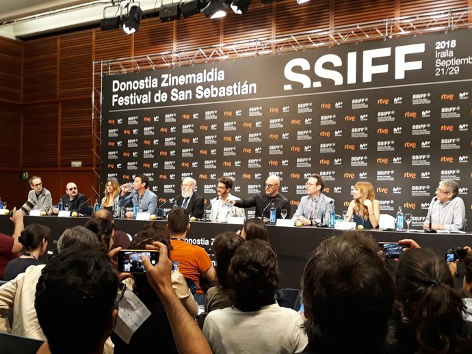 Reparto de 'Tiempo después' con José Luis Cuerda