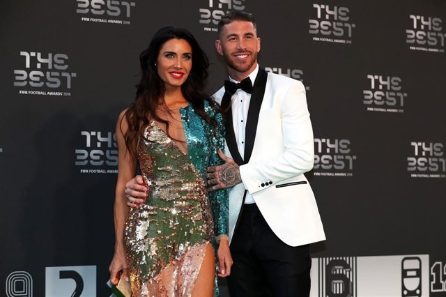 Pilar Rubio y Sergio Ramos en los premios The Best