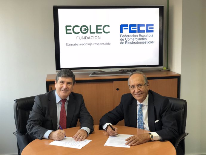ECOLEC y FECE firman un protocolo para la RAEE