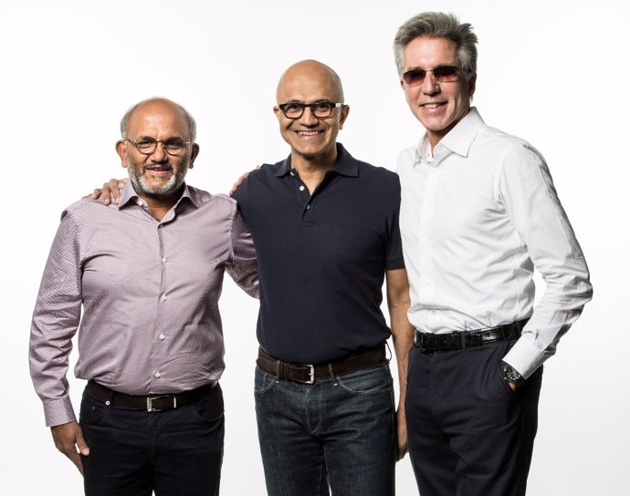 Consejeros delegados de Adobe, Microsoft y SAP