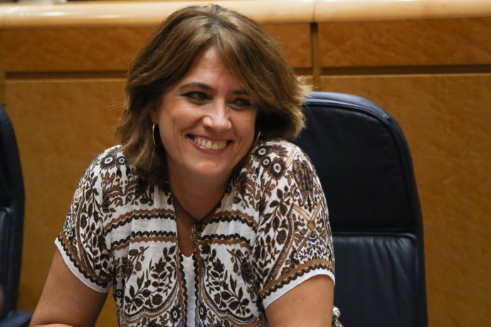 La ministra de Justicia Dolores Delgado en el Senado