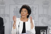 Celaá subraya la "confianza plena" del Gobierno en Delgado y pone en valor el respaldo al PSOE en la encuesta del CIS