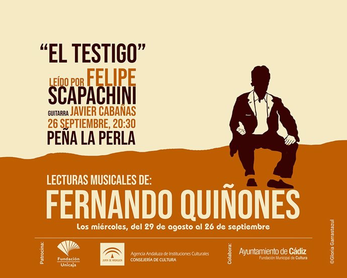 Cartel de la V lectura musical Fernando Quiñones