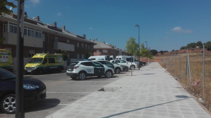 Dispositivo de la Guardoa Civil en Arcas del Villar