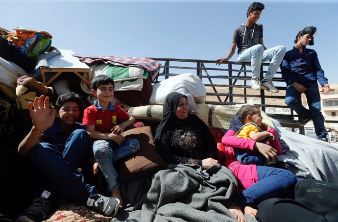 Refugiados sirios se preparan para volver a su país