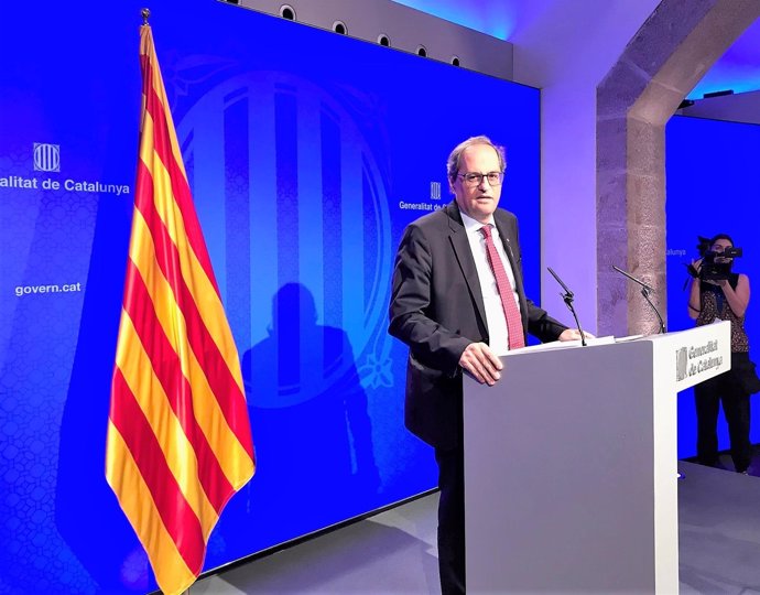 Quim Torra, presidente de la Generalitat de Catalunya