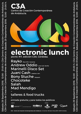 Cartel de 'Electronic Lunch'