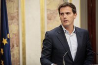 Albert Rivera: "Muchas gracias, Manuel Valls, por aceptar este reto"