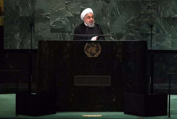 El presidente de Irán, Hasán Rohani, ante la Asamblea General de la ONU