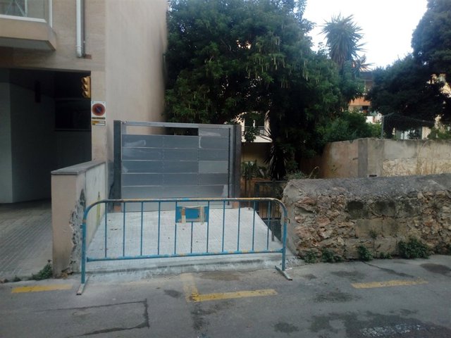 Destrucción de la pared de la calle Patrimonio