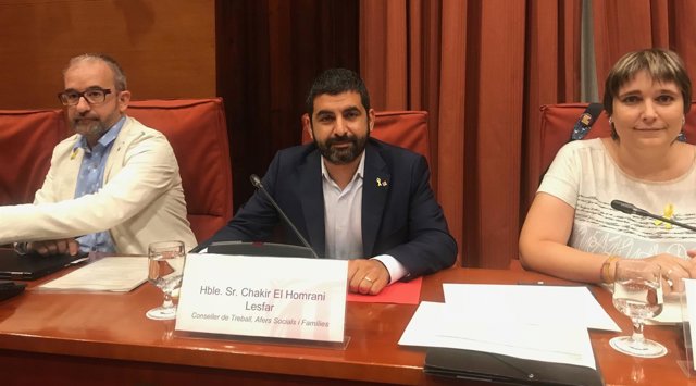 Chakir el Homrani en comisión parlamentaria