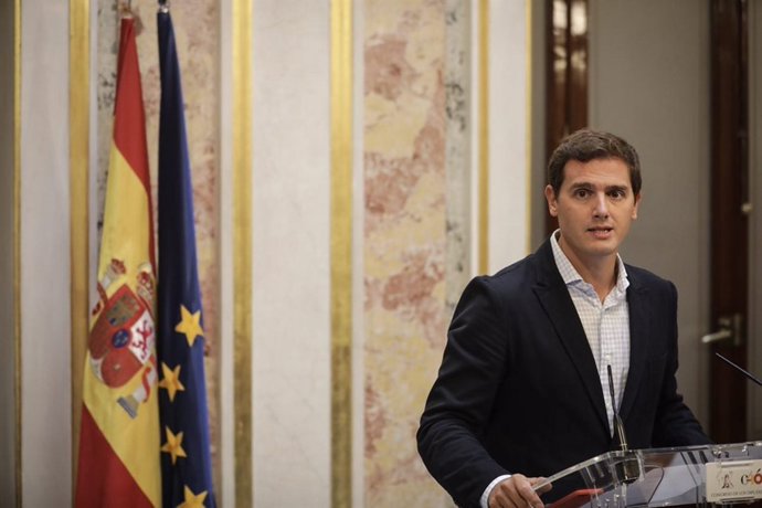 El president de Cs, Albert Rivera