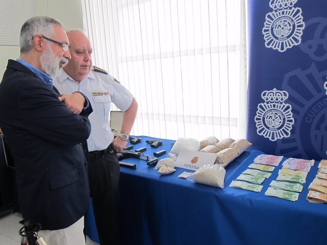 Heroína incautada en una operación policial en Extremadura       