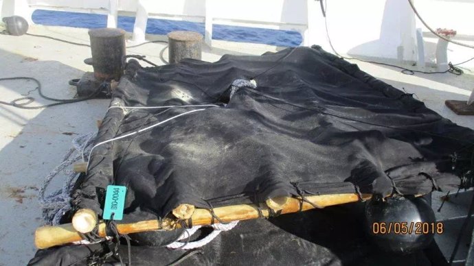 Dispositivo FAD para la concentración de atún en el Índico