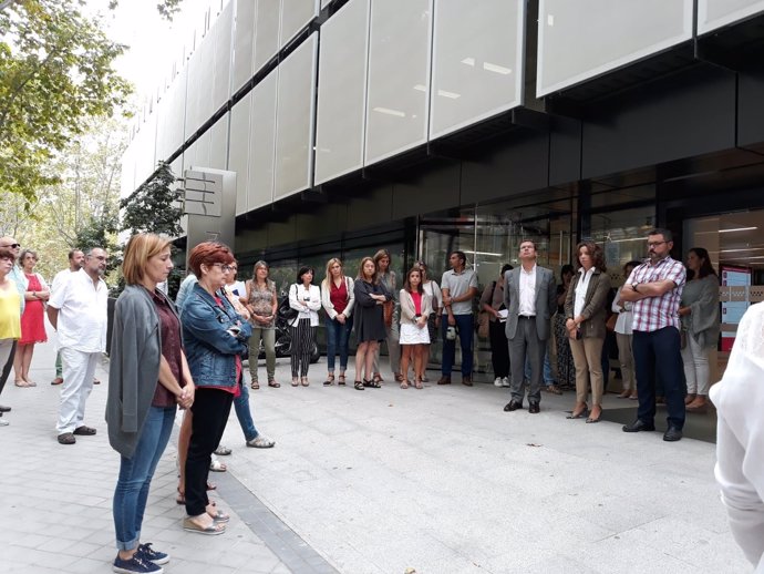 Concentración contra la violencia machista en la Comunidad de Madrid