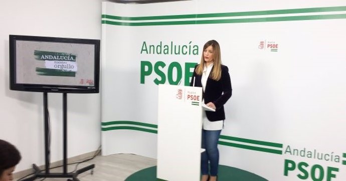 La parlamentaria andaluza por el PSOE de Huelva Modesta Romero.
