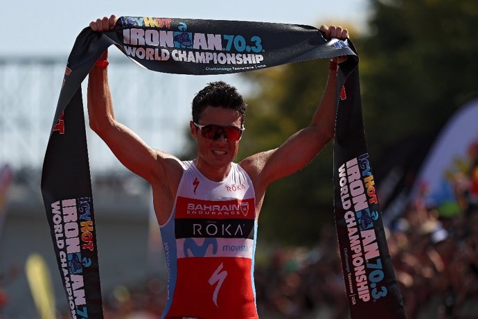 Javier Gómez Noya, campeón del mundo de triatlón