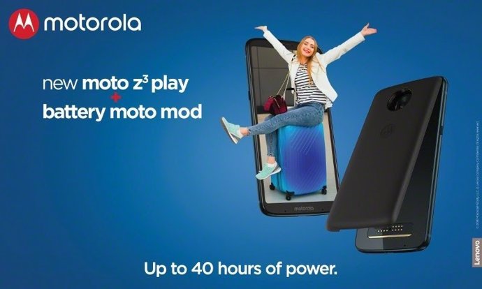 Moto z3 Play Power Edition