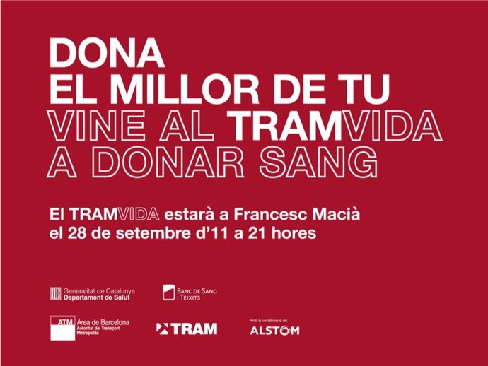 Campanya de Tram per donar sang