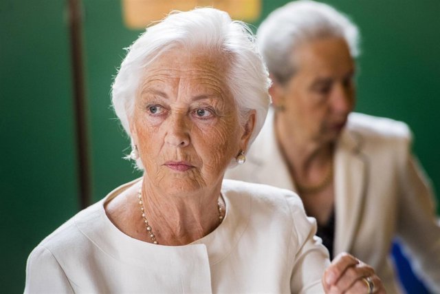 Preocupación por la salud de Paola de Bélgica tras sufrir un derrame cerebral May 29, 2018 - Brussels, BELGIUM - Queen Paola of Belgium pictured during a roya