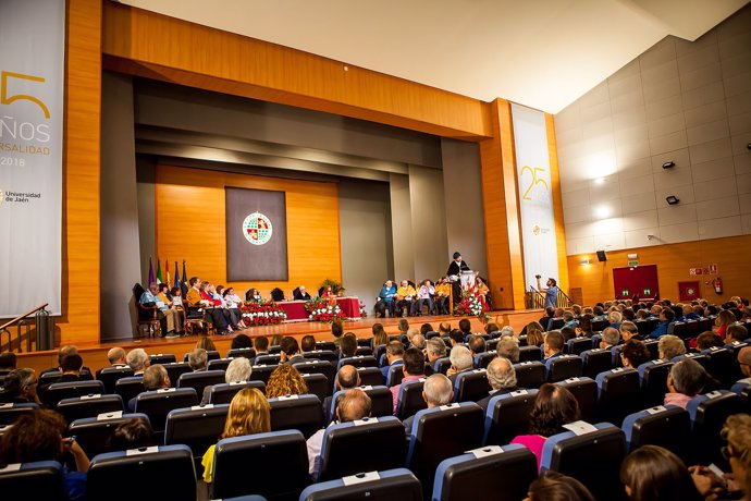 Acto de apertura del curso 2018-2019 en la Universidad de Jaén.