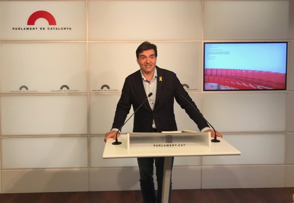 El líder de ERC en el Parlament, Sergi Sabrià
