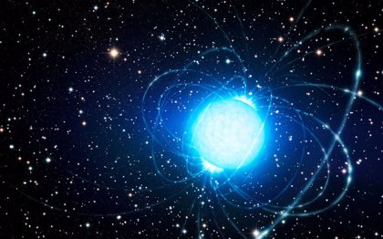 Las estrellas de neutrones magnéticas también lanzan chorros de materia