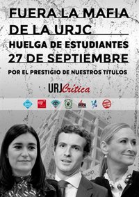 Estudiantes de la URJC van hoy a la huelga para exigir la dimisión del rector
