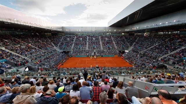 Final del Open de Tenis en la Cája Mágica