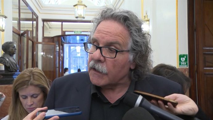 Foto d'arxiu de Joan Tardà al Congrés dels Diputats